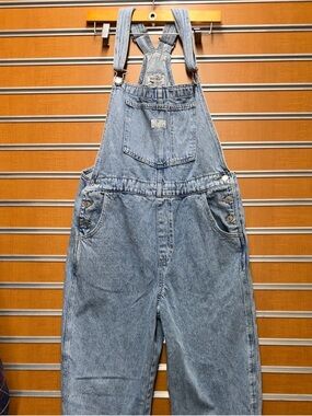 Levi's Light Blue Denim Overalls with Front Pocket